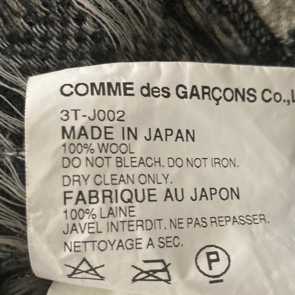 Comme des Garçons x Tao Cropped Wool Blazer Jacket Sz S - Picture 8 of 8